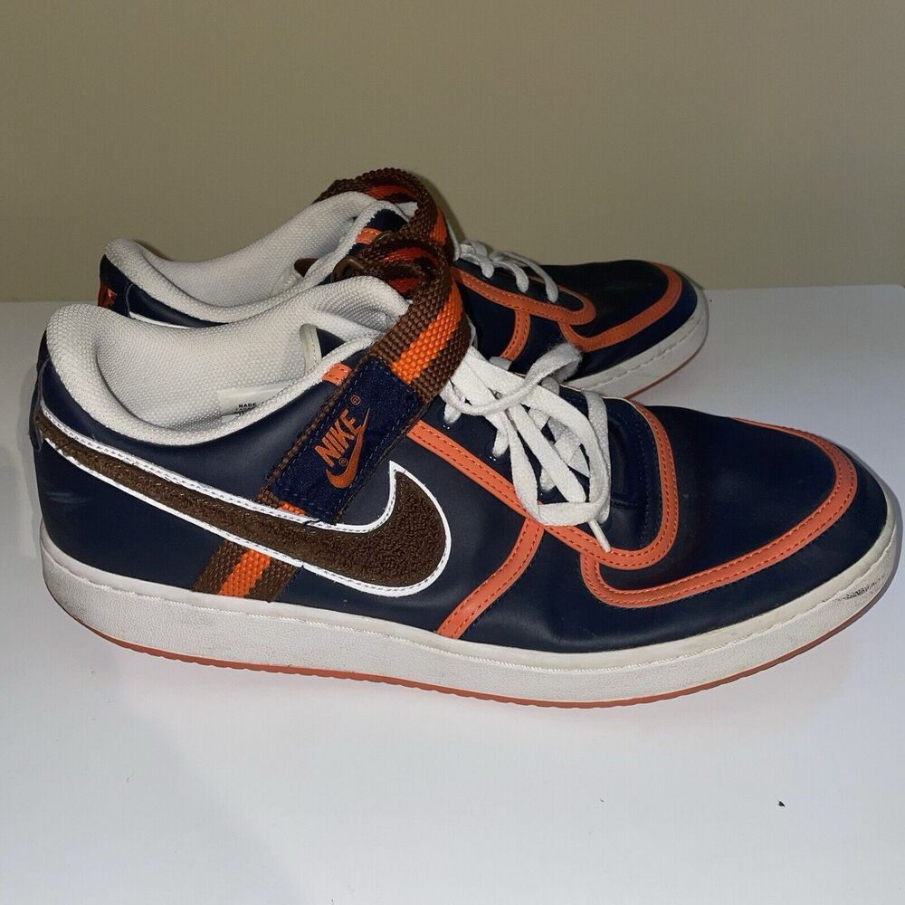 NIKE VANDAL LOW SWOOSH Blue/Blaze Sneakers 312456-481 Men’s Size 10 US